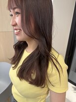 シダ(sida SAIIN) 【sida 池村】10代20代ピンクブラウン★ロングレイヤー