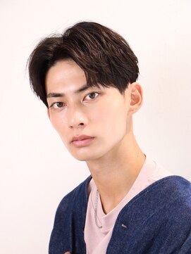 ネイビー(NAVY) ハイシルエットセンターパート