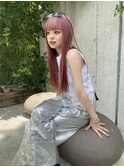 ラベンダーピンクのロング
