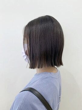 ネオリーブウリ 二子玉川店(Neolive uri) 前髪マチルダボブピンクベージュインナーグレージュ