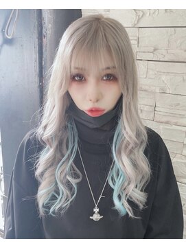 エース(ace) シルバー×水色インナー