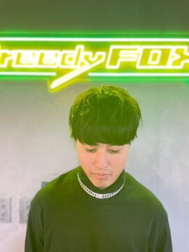 グリーディーフォックス 代々木(Greedy FOX) 波巻き/ハイライト/マッシュパーマ/ウルフ[シェービング]