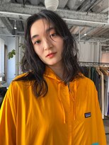 セーヌアワー(CEINE OUR)&nbsp;フェイスレイヤー/前髪カット/黒髪/ブラック/アッシュ/