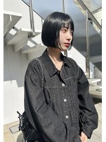 ローウェ 表参道(Louwe)&nbsp;blue black  bob