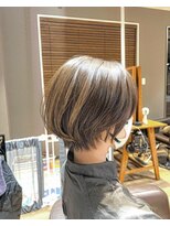レイ 万博記念公園店(Ray)&nbsp;丸みショート/ベージュショート/つくば美容室