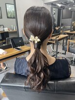 ウェイビー 桜木町店(WAVY)&nbsp;【WAVY hair set】タイトローポニー