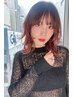 カット＋【ダメージ95％カット】大人気ケアブリーチ＋オンカラー＋TR ￥14500
