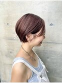 【イルミナカラー】コーラルレッドショート