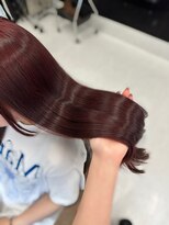 ハピネス 梅田茶屋町店(HAPPINESS) 韓国風ブリーチなしピンクブラウン