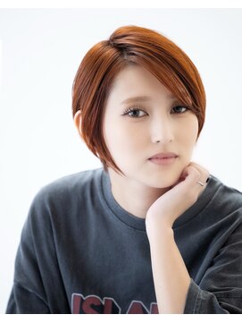 ギルド(GUILD) ショートボブ/ドルビーオレンジ/小顔ショート/GUILD