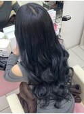 【エクステ】韓国ヘア/ブルーブラック/エクステ専門店大阪