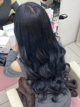 シーズン 大阪(SEASON) 【エクステ】韓国ヘア/ブルーブラック/エクステ専門店大阪