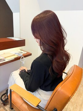 マーリャヘアー(mallia hair) レイヤースタイルレイヤーカットロングレイヤー小顔スタイル