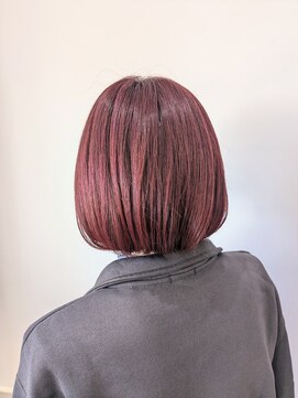 アヤラ オーガニックアンドスパ 東船橋店(AYALA) 【中村のぞみ】ブリーチ無し×レッドカラー