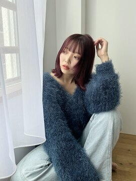 サンクチュアリー ウィズ コネクト(Sanctuary with connect) 顔周りレイヤー×トレンド暖色カラー