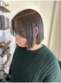 透明感カラー×ボブ