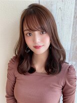 アフロート エル 大阪(AFLOAT L) 【40代流し前髪×くびれレイヤー】で大人可愛い抜け感ヘア◎