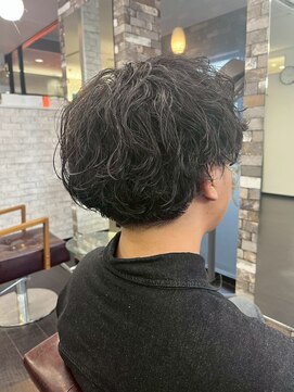 ヘアーメイク ロージー 北18条店(HAIR MAKE ROSY) 波巻きツイストスパイラルパーマツーブロック刈り上げ