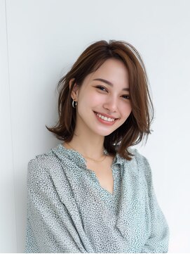 e.m.a プレミアムビューティーサロン 栄駅店(e.m.a PREMIUM BEAUTY SALON) ボブヘア/イメチェン/外ハネボブ/美髪/ワイドバング/髪型