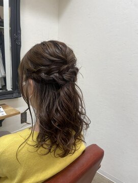 ウィスプヘアー(wisp HAIR) #ヘアセット#ハーフアップ