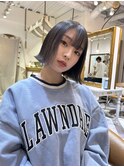 暗めカラー/ボブ顔周り/前髪/レイヤー/髪質改善/縮毛矯正/北千住