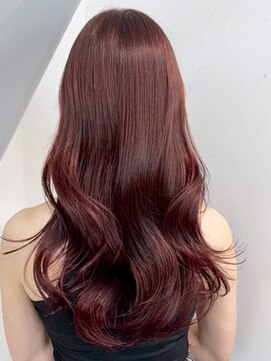 アイティーバイアルバム 藤沢店(IT by ALBUM) ロングダブルカラー韓国ヘア顔周りレイヤー小顔_ba564762