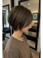 クララ スギタ(CLALA Sugita)&nbsp;暖色のカラーと軽めボブ。　髪質改善でさらにツヤとコシを。　