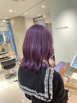 ヘアサロン ガリカ 表参道(hair salon Gallica) パープルカラー/紫カラー/ラベンダーパープル