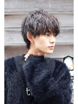 ヴェイン 渋谷(vain) メンズ渋谷ウルフフェザーメンズパーマ垢抜けk