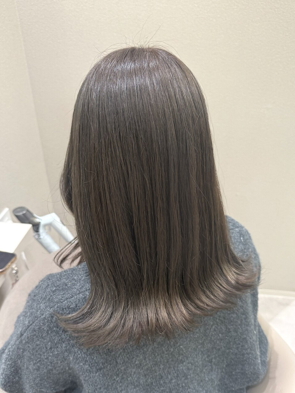 ピンクベージュ/外ハネボブ/表参道/原宿/女性美容師