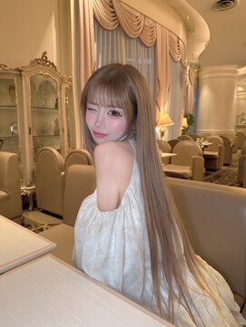 アンククロス 渋谷(ANKH CROSS) 艶髪カラー/トリートメント/エクステ/ストレートヘア