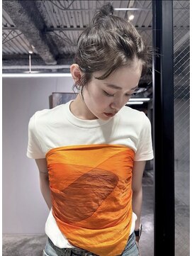 ナヌーク シブヤ(nanuk shibuya) 暗めカラー！透け感たっぷりオリーブカラー