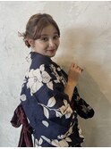 浴衣ヘアアレンジ