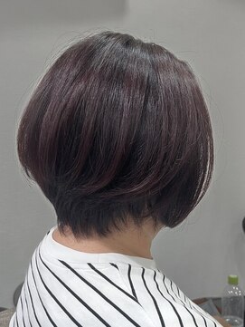 シェリー(Cherie) ショートボブ×メテオボルドーカラー
