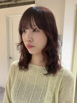 パトゥ 京都四条烏丸(patou) 暖色カラー+ミディアムパーマ◎