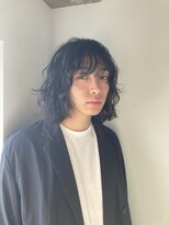 ヌー 代官山(nuu)&nbsp;メンズカット/メンズロング/ニュアンスパーマ/ロン毛/ロン毛前髪
