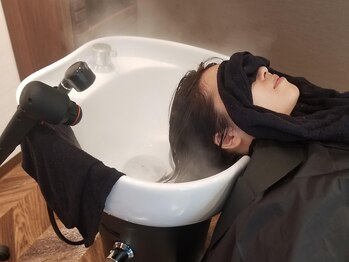 ヘアーアンドヘッドスパ ビオ(Hair&HeadSpa BIO)の写真/美しい髪をキープするのは頭皮ケアから♪アロマの香りに包まれて極上のひと時をお過ごし下さい☆