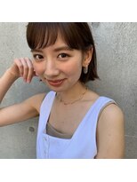 アンアミ オモテサンドウ(Un ami omotesando)&nbsp;【Ｕｎａｍｉ】　人気の小顔ボブ☆　島田梨沙