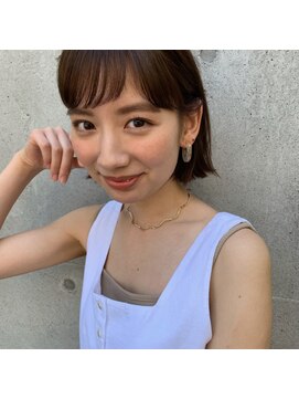 アンアミ オモテサンドウ(Un ami omotesando) 【Ｕｎａｍｉ】　人気の小顔ボブ☆　島田梨沙