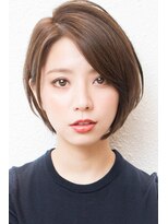 モニカ 西宮北口(Monica)&nbsp;大人かわいい伸ばしかけグレージュナチュラルボブ