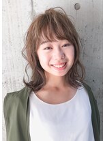 ヘアサロン ボンズ(BONDS)&nbsp;シースルーカーキアッシュ