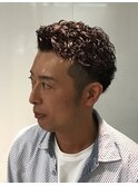 パーマ×ツーブロック