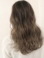 エイム ヘア リアム 調布店(eim hair liam) ミルクティーベージュ×大人ハイライト