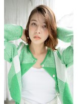 マグノリア オモテサンドウ(MAGNOLiA Omotesando)&nbsp;フェザーバングで魅せる大人かわいいニュアンスボブレイヤー