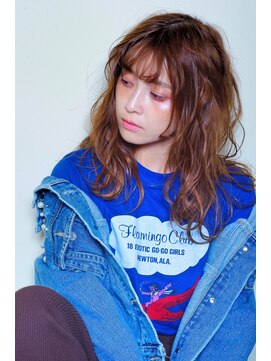 クシュ 所沢西口プロぺ通り(kusyu... ) カール×セミディ×シアーカラー×姫カット×ダークアッシュ