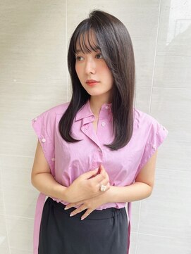 オーロ(ORO) 大人キレイ内巻き黒髪ミディアム