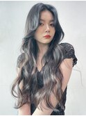 ヨシンモリ_グレージュカラーボブウルフココアベージュ_9060