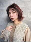 千種20代30代大人ナチュラルピンクヘア