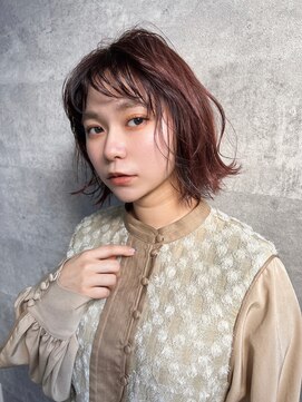 アールヘアーデザイン 千種(r hair design) 千種20代30代大人ナチュラルピンクヘア