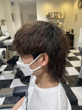 ルシードスタイル クリザンテーム 波巻きパーママッシュウルフ